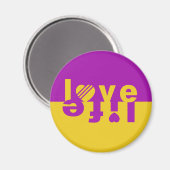 LIEBE-LIFE-Magnete Magnet (Vorderseite/Rückseite)