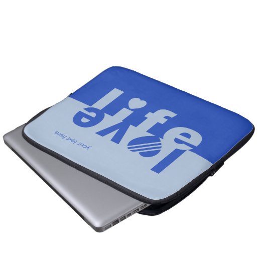 LIEBE LIFE Notebook-Ärmel Laptopschutzhülle (Vorne Knopf)