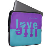 LIEBE LIFE Notebook-Ärmel Laptopschutzhülle (Vorne Rechts)