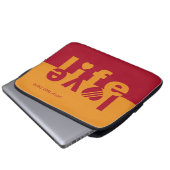 LIEBE LIFE Notebook-Ärmel Laptopschutzhülle (Vorne Knopf)