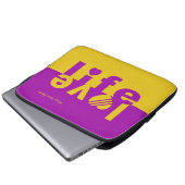 LIEBE LIFE Notebook-Ärmel Laptopschutzhülle (Vorne Knopf)