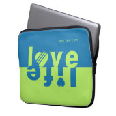 LIEBE LIFE Notebook-Ärmel Laptopschutzhülle (Vorderseite Links)
