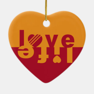 LIEBE LIFE-Ornamente Keramik Ornament