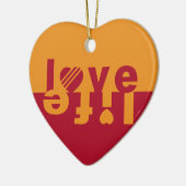 LIEBE LIFE-Ornamente Keramik Ornament (Links)