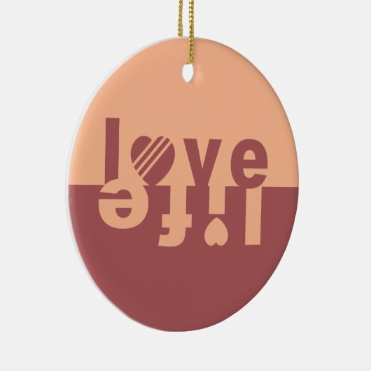 LIEBE LIFE-Ornamente Keramikornament (Rechts)