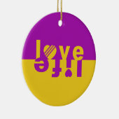 LIEBE LIFE-Ornamente Keramikornament (Rechts)