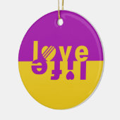 LIEBE LIFE-Ornamente Keramikornament (Links)