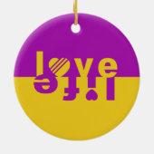LIEBE LIFE-Ornamente Keramikornament (Hinten)