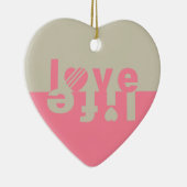 LIEBE LIFE-Ornamente Keramikornament (Rechts)