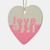 LIEBE LIFE-Ornamente Keramikornament (Links)