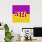 LIEBE LIFE-Plakat Poster (Heimbüro)