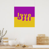 LIEBE LIFE-Plakat Poster (Küche)