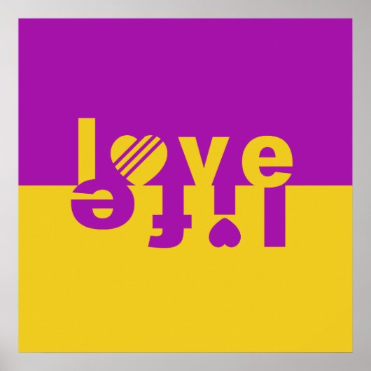 LIEBE LIFE-Plakat Poster (Vorne)
