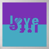 LIEBE LIFE-Plakat Poster (Vorne)