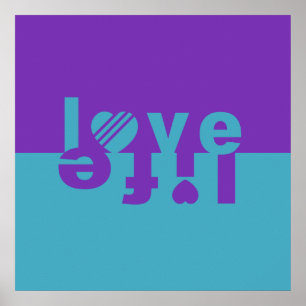 LIEBE LIFE-Plakat Poster