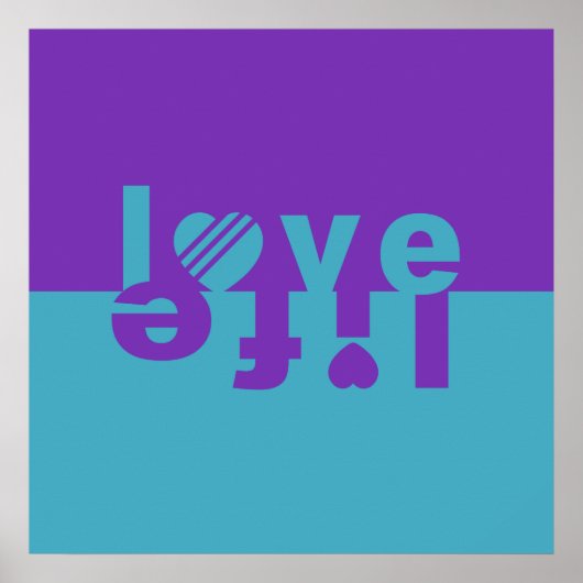 LIEBE LIFE-Plakat Poster (Vorne)