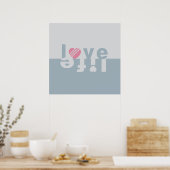 LIEBE LIFE-Plakat Poster (Küche)