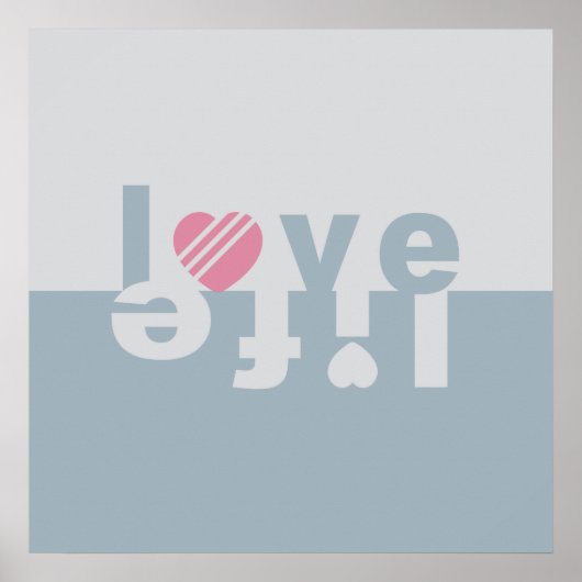 LIEBE LIFE-Plakat Poster (Vorne)