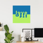 LIEBE LIFE-Plakat Poster (Heimbüro)
