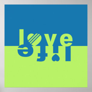 LIEBE LIFE-Plakat Poster