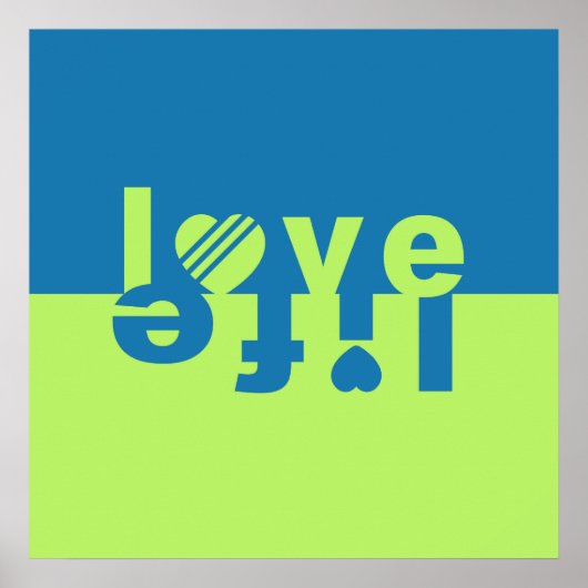 LIEBE LIFE-Plakat Poster (Vorne)