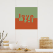 LIEBE LIFE-Plakat Poster (Küche)
