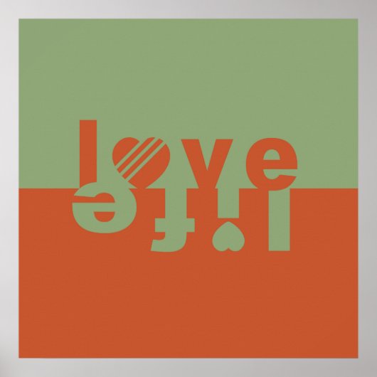 LIEBE LIFE-Plakat Poster (Vorne)