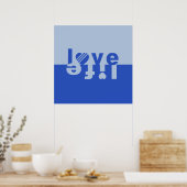 LIEBE LIFE-Plakat Poster (Küche)