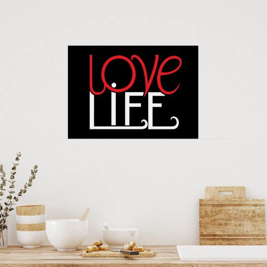 Liebe Life Poster (Küche)