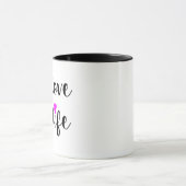 Liebe Life Tasse (Zentrum)