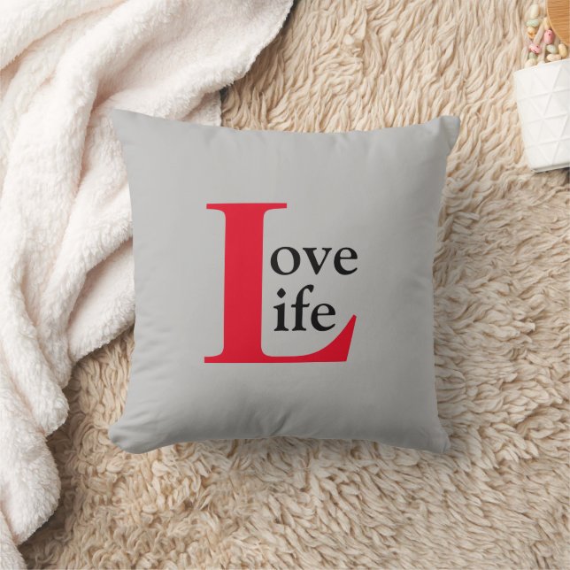 Liebe Life Throw Kissen (Decke)