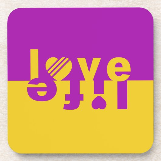 LIEBE LIFE-Untersetzer Untersetzer (Vorderseite)