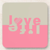 LIEBE LIFE-Untersetzer Untersetzer (Vorderseite)