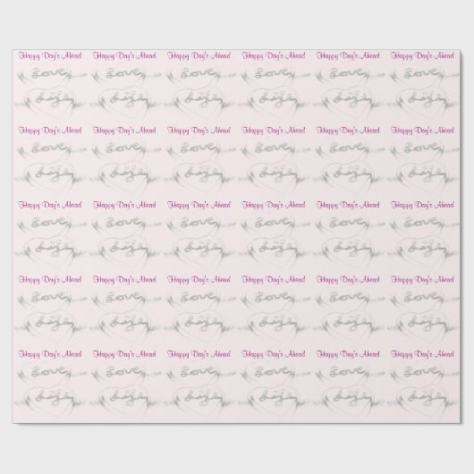 Liebe Life Wrapping Paper Geschenkpapier (Flach)