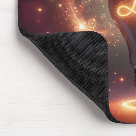 Liebe Light Bulle Mousepad (Ecke)