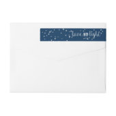 Liebe & Light Holiday Wraparound Address Label (Rückseite)