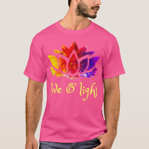 Liebe Light Lotus Spiritual Reiki Yoga T-Shirt