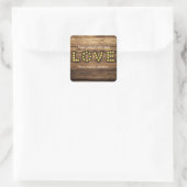 LIEBE Lighters Letters Rustic Country Sticker Gefa (Tasche)