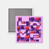 LIEBE | Lightpink Magnet (Vorderseite/Rückseite)