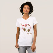 Liebe-Lilie und Hoffnung T-Shirt (Vorne ganz)