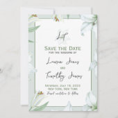 Liebe Lilien Save the Date (Vorderseite)