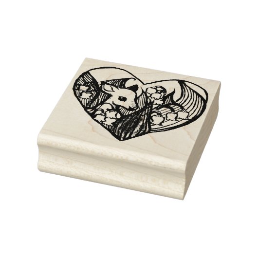 Liebe Lily of the Valley Spring Gummistempel (Stempel)