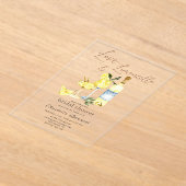 Liebe Limoncello Cocktail Brautparty Acryleinladungen (Ablage )