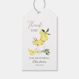 Liebe Limoncello Cocktail Brautparty Vielen Dank Geschenkanhänger