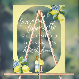 Liebe Limoncello Italienische handgeschriebene Bab Acrylschild
