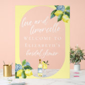 Liebe Limoncello Italienisches handgeschriebenes B Acrylschild (Hochzeit)