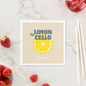 Liebe Limoncello Liquor Serviette (Beispiel)