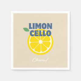 Liebe Limoncello Liquor Serviette