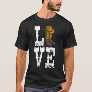 Liebe Line Tanzen Männer Klassische Stiefel 1 T-Shirt