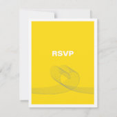 Liebe Lines Wedding RSVP Card Karte (Rückseite)